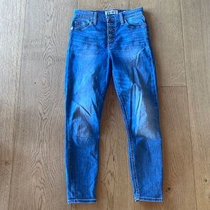 Lucky “Bridgette skinny crop” size 4 jeans